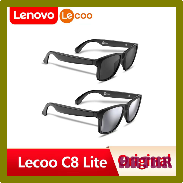 HRTHR Lenovo Lecoo C8 Lite Smart Glasses Headset Wireless Bluetooth 5.3