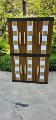AKAKO Lemari plastik 3 pintu/Lemari Pakaian/LemariJUMBO/Akako 3 pintu Elite Complete/LP3P-Elite (COMPLETE)/2-3pintu