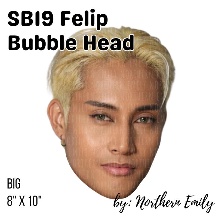 SB19 Ken Felip Photo Bubble Head 1 piece Glossy ATIN Mahalima SB19 ...