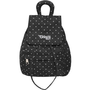 Red schoolbag for girls 2026 New autumn Korean-style leopard print canvas backpack polka dot small backpack Korean-style backpack