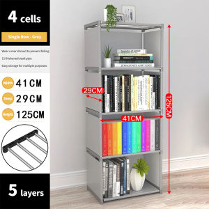 (HOME+) Bookcase Simple Table Floor Shelf Student Dormitory Bedroom Toy Storage Shelf Bookcase