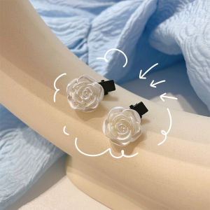 【Yadea hongkong】 1 cái kẹp tóc hoa hồng kẹp tóc ngắn Kẹp Tóc kẹp bên hoa trà kẹp hình hoa nhỏ mũ