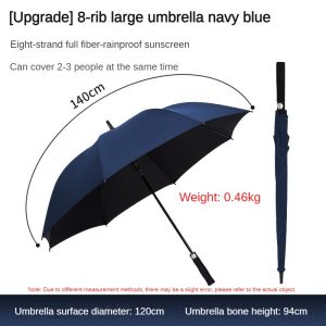(1-3 Days Delivered)AMBRELLA Umbrella 8 bone Ultra Large Automatic Golf Long Umbrella Straight Handle  rainproof quality UV Strong Wind Resistance