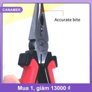 【CANAMEK】 6  8  cong mũi cong mũi kìm với mùa xuân răng khuỷu tay kìm R-526A 528a đa công cụ