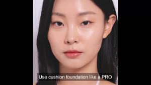 milktouch Cushion Foundation 24H Flawless Skin Radiant Shine No Oxidation Long-Lasting Non-Creasing 60% Hydrating Skincare Infused Korean Foundation (15N Fair Ivory)