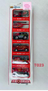( xe kim loại) Set 6 chiếc xe ô tômáy bay cứu hoả trực thăng cảnh sát bền đẹp cho bé