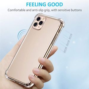 Case infinix Hot 40 Pro Transparent Phone Casing For infinix Hot 40 40i Smart 8 Plus Pro Note 40 GT 20 4G 5G Shockproof TPU Air Bag Anti-Fall Soft Anti-fall Protection Back Cover