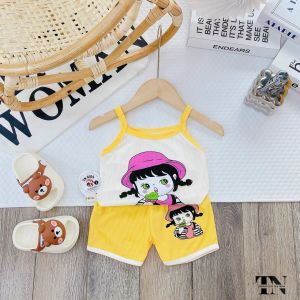 BABY SHIRT 7-18 KG BABY GIRL SINGLET SUIT | BABY GIRLS CLOTHING SET BAJU BABY ready stock in malaysiA