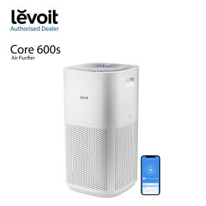 Levoit Core 600s Smart Air Purifier | Large Purification | H13 True HEPA | Light Sensor | Air Quality Sensor