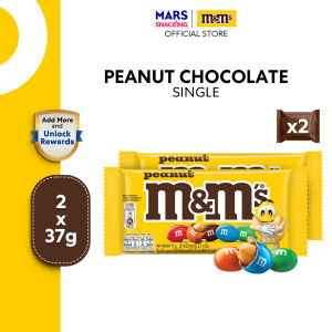 M&MS Peanut Chocolate Single 37G Chocolate / Crunchy / Snacks