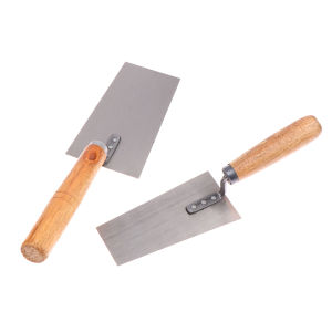 LEI 1ชิ้นถังเกรียงขอบปูนเหล็กแมงกานีสมีดฉาบผนังอิฐเครื่องมือมือ