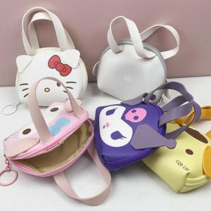 Christmas Gift Halloween Sanrio Girl Coin Purse Hello Kitty Kawaii My Melody Anime Fashion Student Backpack Pendant Mini Waterproof Storage Card Bag Gift