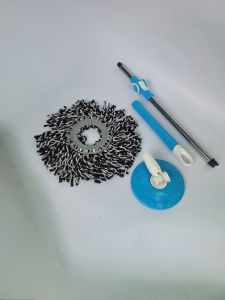 Cây lau nhà xoay 360 mâm mủ chất lương thân inox xoay siêu nhẹ bền bỉ giá sỉ