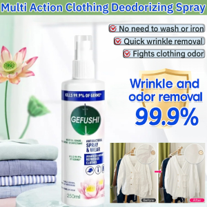 Clothes Care Spray Multi Action Odor Removal Wrinkle Release Fabric Deodorizer Fresh Clothing Spray衣物除皱去味喷雾