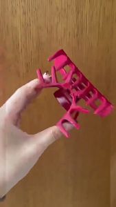 Jepitan Rambut Flexible Silicone Anti Patah Model Korea Hair Clip Lembut Nyaman Tidak Sakit