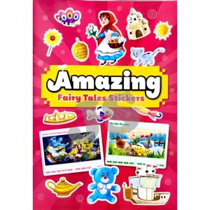 FAIRY TALES STICKERS BOOK : AMAZING | CHEERY TIME | MERRY TIME | FABULOUS - SAIZ A4 FUN TIME STICKERS - MIND TO MIND