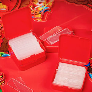 60PCS Transparent Double Sided Tape Self Adhesive Nano Tapes Waterproof Wall Stickers Bathroom Home Decor