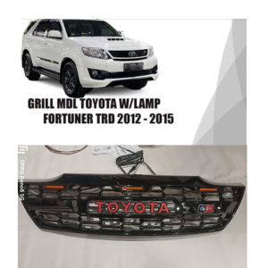 Grill Gril Front Grill Grill Depan Grand Fortuner 2012 2013 2014 2015 Fortuner VNT + LED Raptor Toyota GR SPORT Grill + Lampu
