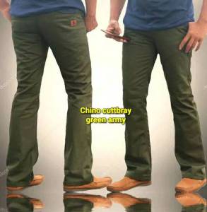 Chinos Pria Panjang Semi Cutbray Size 27 sampai 38