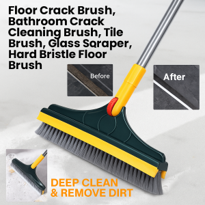 Deadend Floor Brush Er Soft Bristles Glass Cleaning Scraper Brush Spacesaving