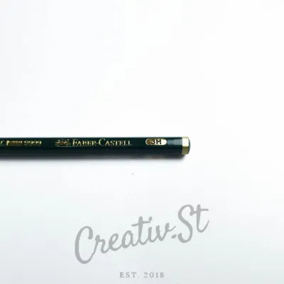 (1 pcs) Pensil Komputer Faber Castell 9000 6H-H F HB B 2B 3B-8B