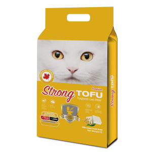 [Carton Deal] Strong Flushable Tofu Hygiene Cat Litter 2mm in Lavender / Lemon / Strawberry / Unscented 6L