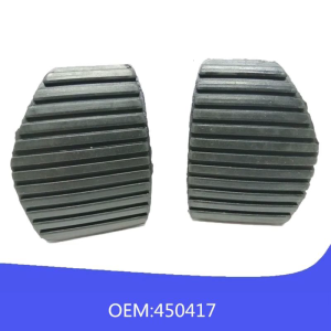 2Pcs Car Non-Slip Gas Brake Foot Pedal Pads Cover for Citroen 207 308 OE450417