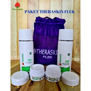 PAKET THERASKIN FLEK 4 in 1 ORIGINAL - THERASKIN PAKET FLEK - THERASKIN ORIGINAL BPOM KEMASAN BARU theraskin acne theraskin glowing theraskin normal theraskin glowing / skincare glowing bpom skincare 1 paket skincare