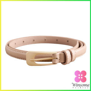 Winsome เข็มขัด​ผู้หญิง เข็มขัดแฟชั่น หนัง PU สำหรับผู้หญิง แนววินเทจ เข็มขัด Belt