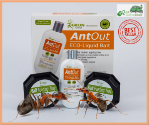 AntOut ECO-Liquid Bait / 30ml / Pest control / Ant Killer / Peracun Semut + Purifie Smellzoff Odour Absorber