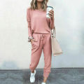 Women Tracksuits Set Ladies Hoodies Suit Loungewear Top+Pants Lounge Wear. 