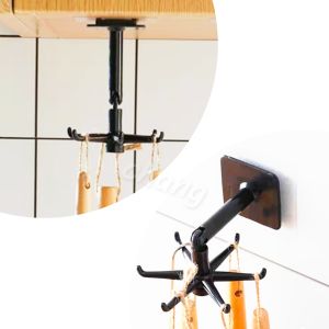 ที่แขวนติดผนัง 🔥พร้อมส่ง🔥ติดเพดานตะขอแขวนตะขอแปะผนังตะขอแขวนติดผนัง หมุนได้ 360 °(CH0609)📌โปรดอ่านรายละเอียดก่อนสั่งซื้อ