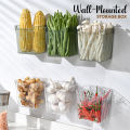 Locaupin Wall Mounted Floating Storage Bin Space Saver Multifunctional Kitchen Fridge Bathroom Toiletries Organizer. 