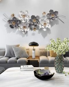 Walldecor Berkah Dekorasi Hiasan Pajangan Dinding Big Size 120x50 Wall Decor Daun Bunga Leaf Gingko