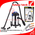 Vacuum cleaner Wet Dry 15Liter MOLLAR VC1508 Sedot Debu Basah Kering. 