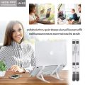 Laptop stand รุ่น LH-03 ขาตั้งแล็ปท็อป/โน้ตบุ๊ก แท็บเล็ต มือถือ อลูมิเนียมพับเก็บได้ ปรับความสูง 15°-40°. 