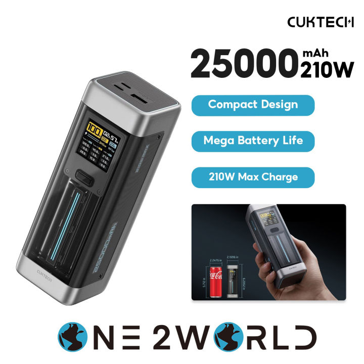 CUKTECH 20 P23 210W 25000mAh Power Bank: Ultra-Fast Charging, Long