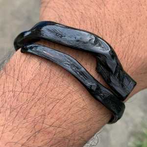 Gelang Akar Bahar Merah Natural Lentur Size Kantoran
