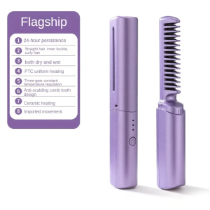 Sisir Catokan Pelurus Rambut 2in1 / Sisir Pelurus Straight Comb Hair Stlylist / Catokan Rambut