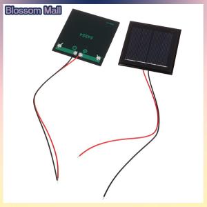 [Blossom] Micro Solar Board Photovoltaic 5Pcs 2V120MA Solar Cells with Wires Solars Epoxy
