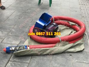 Máy hút lúa cho lò sấy máy hút lúa vào bao cần dài 6m