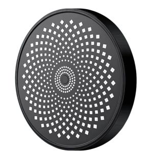 RGFV 9-inch Large Pressurized Shower Head Internal Pressure Booster 360° Swivel Rain Shower Head Top Rain Single Rain Fixed Adjustable Shower Head Bathroom Use