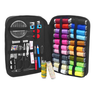 Alat Jahit Kotak Set 97Pcs Lengkap Benang Jarum Set alat jahit Aksesoris Jahit Sewing Accessories Sewing Set Kit Peralatan Jahit Kotak Box Alat Menjahit Benang Jarum Peniti Meteran Gunting Baju Kain Pouch Jarum Benang