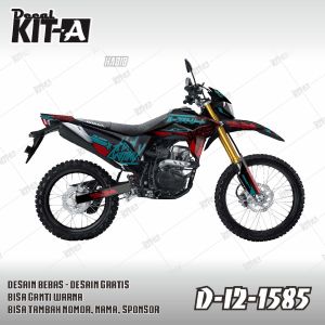 DECAL SUPERMOTO HITAM BIRU TOSCA CRF 150 - STIKER FULLBODY CRF NEW 2024 D-I2-1043 D-I2-1441 D-I2-1585 D-I2-1646