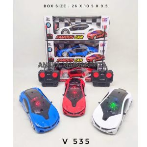 MAINAN ANAK MOBIL REMOTE CONTROL SPORT CAR  BERLAMPU 3D NEW EDITION / RC CAR TERBARU