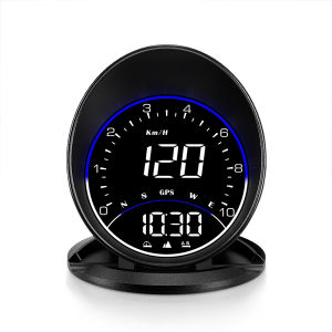 G6 Car HUD Display GPS System Head Up Display Speedometer Car Projector With Compass Security Alarm Car Electronic Accessories