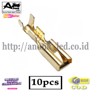 (10pcs) Skun mini Cewek Female / Skun Soket Kabel Female / Skun Kuningan Sekun Kecil Cewek 10biji