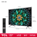 NEW 2025 TCL ทีวี 55 นิ้ว 4K Mini QLED Google TV รุ่น 55Q6C HVA Panel ระบบปฏิบัติการ Google/Gaming TV/IMAX Enhanced/MEMC 120 Hz/VRR 240 Hz/HDR10+ - WIFI , Dolby Vision & Atmos & DTS, Airplay 2, 2.1 Audio [ผ่อน 0% นาน 10 เดือน]. 