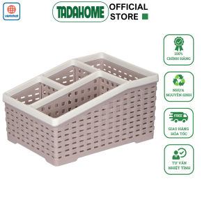 Khay Đựng Đồ Chia Ngăn Khay Nhựa 4 Ngăn Đựng Bút Viết Đựng Đồ Đa Năng VIỆT NHẬT 5688 - TADAHOME