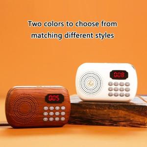 Rechargeable Music Device with Single Track for Elderly Relaxation and Entertainment